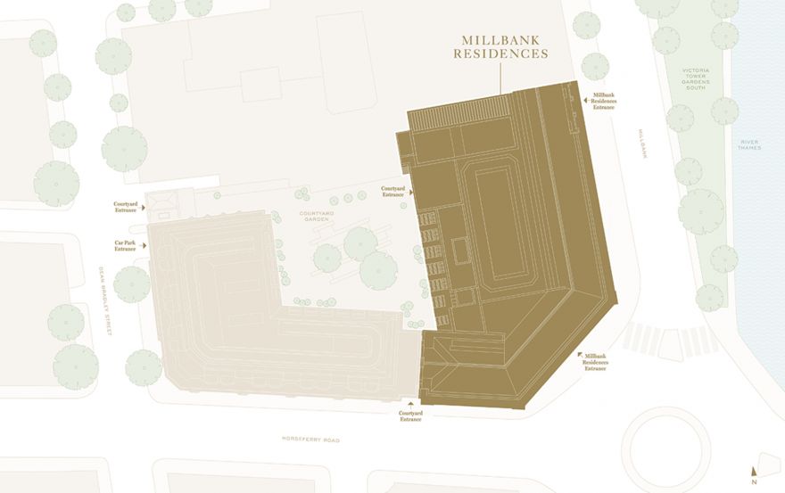 Site plan – 9 Millbank